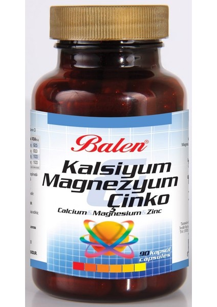 Kalsiyum, Magnezyum, Çinko, D Vit 90