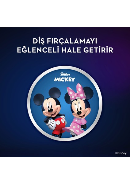 D100 Vitality Mickey & Friends Özel Seri Çocuklar İçin Şarj Edilebilir Diş Fırçası fırsatları