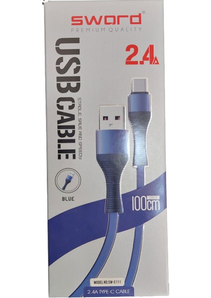 Typc 2.4A Hızlı Şarj Kablosu modelleri