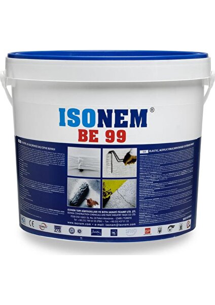 Isonem BE99 Elastik Dış Cephe Boyası 18 kg