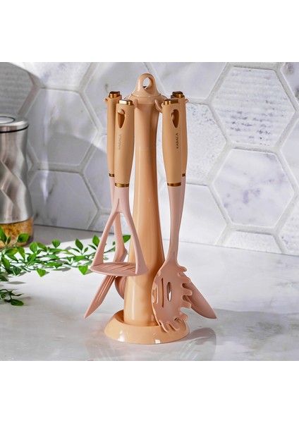 Milley 6 Parça Servis Seti Bej