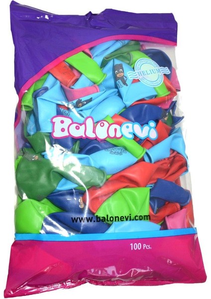 Marka: Balonevi LPJ3943 Balonevi, Pj Masks, 12'' Baskılı Pastel Balon 100'LÜ Paket Kategori: Bijute