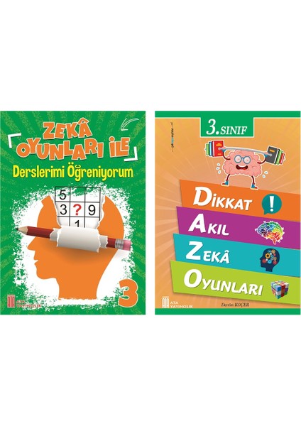 Ata 3. Sınıf Dikkat ve Zeka Oyunları ile Derslerimi Öğreniyorum