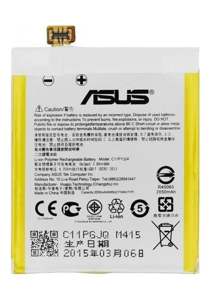 Eda Teknik Asus Zenfone 5 Batarya C11P1324