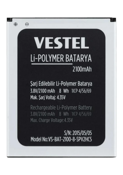 Eda Teknik Vestel Venüs 5040 Batarya