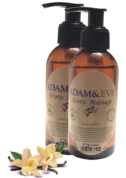 Vanılla Massage Oil 2 Adet Vanilya Aromalı Vücut Masaj Yağı