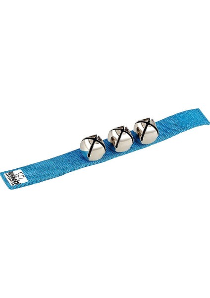 3 Çelik Çanlı Bilek Zili (Mavi)