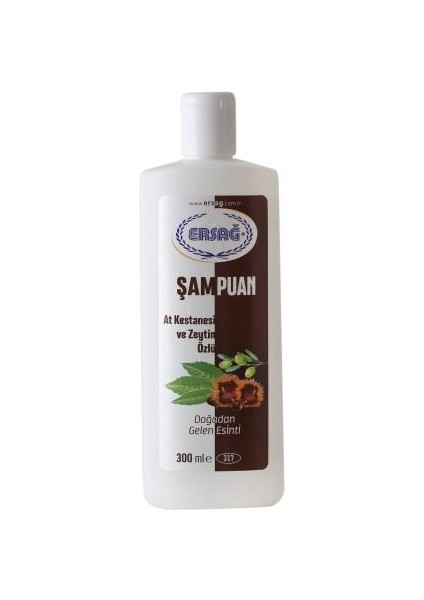 At Kestanesi Ve Zeytin Özlü Şampuan 300 Ml