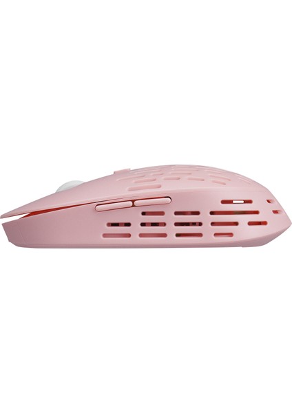 ALBM7422 Pembe 2.4ghz Şarj Edilebilir Tek Renkli 1600DPI Optik Kablosuz Mouse