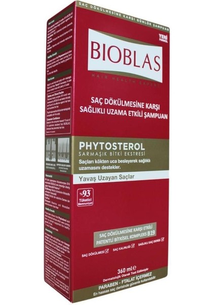 Şampuan Procyanidin Sağlıklı Uzama Etkili 360ML x 2 Adet