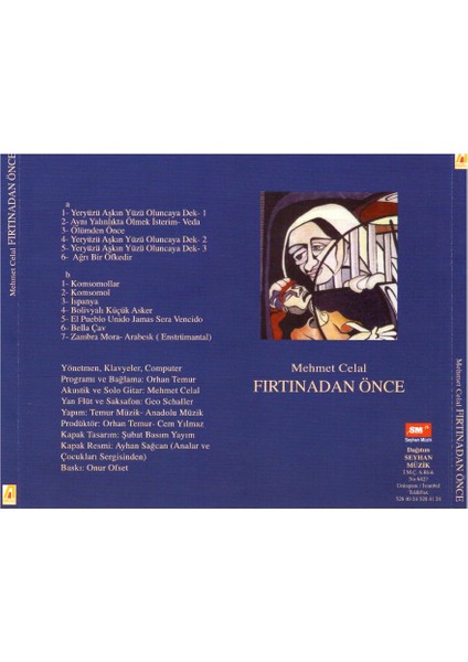 Mehmet Celal - Fırtınadan Önce CD