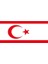 Masaüstü Kktc Bayrağı Masa Bayrağı 15 x 23 cm 1
