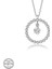 Swarovski Taşlı Gümüş Çember Tektaş Kadın Kolye 1