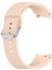 puluz Samung Galaxy Watch4 40Mm / 44Mm Için Silikon Kordonlu Saat Açık Pembe 1