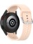 puluz Samung Galaxy Watch4 40Mm / 44Mm Için Silikon Kordonlu Saat Açık Pembe 5