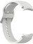 puluz Samung Galaxy Watch4 40Mm / 44Mm Için Silikon Kordonlu Saat Gümüş Grisi 3