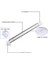 18W Yatay LED Bant Armatür CT-2474 Beyaz Işık 3