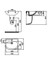 Sedef 45 x 55 cm Duvara Monte Lavabo SD055 2
