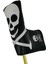 Golf Kapağı Kafatası Tasarım Unisex Mallet Headcover Kaymaz Koruma Siyah (Yurt Dışından) 4