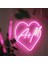 A ve M Harf Neon LED 2