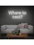 Where To Next Neon LED 1
