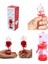 Dekoratif Kırmızı Kalp/kolye/aşk Ölçer/peluş Ayıcık 4