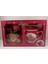 Dekoratif Kırmızı Kalp/kolye/bardak Set 4