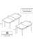 Concept Are Serisi, 80X132 Açılabilir Mdf Masa, Mutfak Masası 3