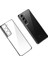 Galaxy S21 5g Için Şeffaf Galvanik Pc Telefon Kılıfı - Siyah (Yurt Dışından) 3