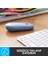 M350 Pebble Sessiz Kablosuz Kompakt Mouse - Mavi/Gri 3
