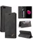 Apple iPhone 8 Plus / 7 Plus / 6 Plus / 6s Plus Için Premium Vintage Pu Deri Kılıf Mat Cüzdan Çevirme Standı Kapağı Siyah (Yurt Dışından) 5