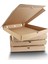 Pizza Kutusu 28 x 28 x 4 Küçük Boy Kahverengi 25 Adet Baskısız 2