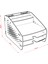Medium Hexa - 6 Renk - A4 Evrak Rafı Masaüstü Organizer Düzenleyici Kırmızı 5