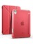 Apple iPad Mini 6 8.3inç 2021 Kılıf Kalem Bölmeli Trifolding Case A2567 A2568 A2569 Kırmızı 1