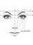 Microblading Ve Kalıcı Makyaj Için Altın Oran Cetveli Metal 4