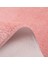 Modern Dekoratif Halı Jel Kaymaz Taban Peluş Puffy Kalp Model Pembe Paspas Takımı 70X100-70X60 3