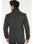 PLT8402 Dewberry Erkek Palto-Desenli Antrasit 3