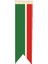 Masaüstü Kırlangıç Çift Taraflı Saten Kumaş Çeçenistan Bayrağı 8 x 30 cm 1