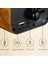 Ahşap Retro Boynuz Fonograf Şekli Bluetooth Hoparlör (Kahverengi) 3