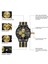 1611 Küçük Üç Pin Aydınlık Chronograph Takvim Kuvars Izle Erkekler Için (Gümüş ve Beyaz Altın)(Yurt Dışından) 3
