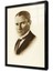 Sepya Atatürk Çerçeveli Cam Tablo 1
