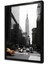 New York Sarı Taksi Çerçeveli Cam Tablo 1