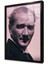 Nostaljik Atatürk Portresi Çerçeveli Cam Tablo 1