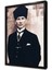 Kalpaklı Atatürk Çerçeveli Cam Tablo 1
