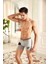 4492 Erkek Boxer S - Gri 1