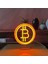 Bitcoin Logo Neon LED Dekoratif Masa ve Gece Lambası 1