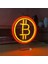 Bitcoin Logo Neon LED Dekoratif Masa ve Gece Lambası 2