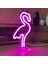 Flamingo Neon LED Dekoratif Masa ve Gece Lambası 2