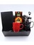 Beta Tea Portakal Çiçeği Bitki Çayı & Siyah Defter & Kırmızı Kupa & Siyah French Press Hediye Seti 1