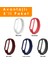 Xiaomi Mi Band 5 ve 6 Uyumlu Silikon Kordon 5'li Set 3 2